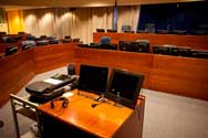 Witness stand.