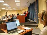 Side view of Courtroom 2.